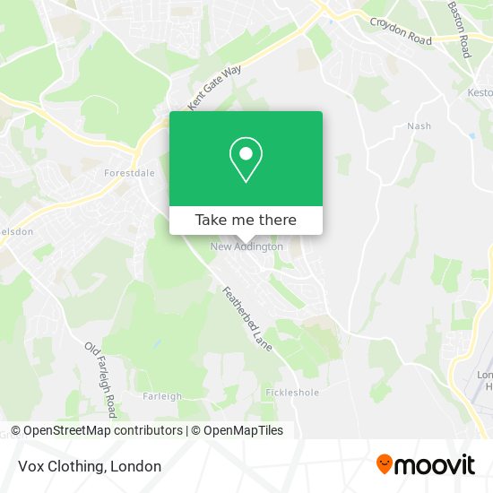 Vox Clothing map