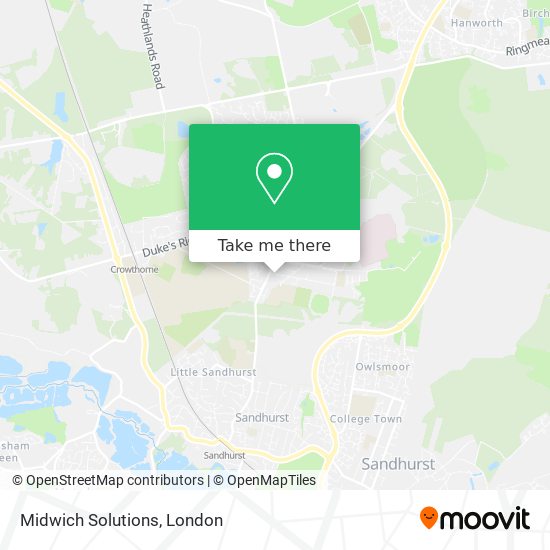 Midwich Solutions map