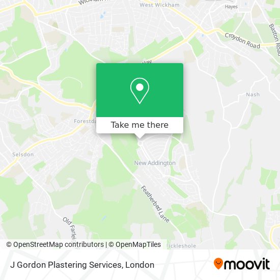 J Gordon Plastering Services map