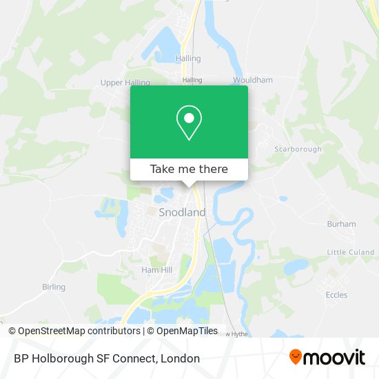 BP Holborough SF Connect map