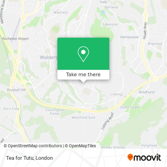 Tea for Tutu map