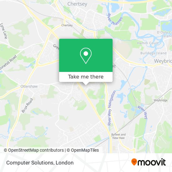 Computer Solutions map