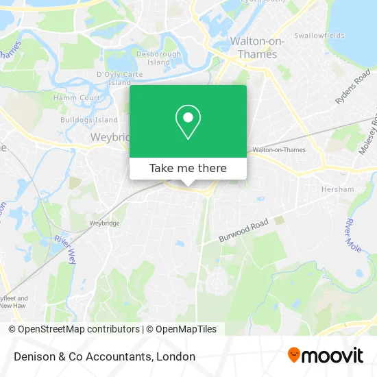 Denison & Co Accountants map