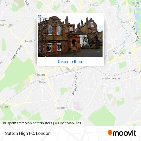 Sutton High FC map