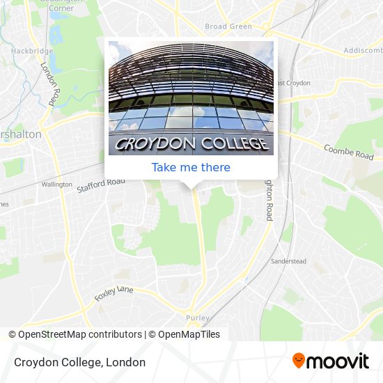 Croydon College map