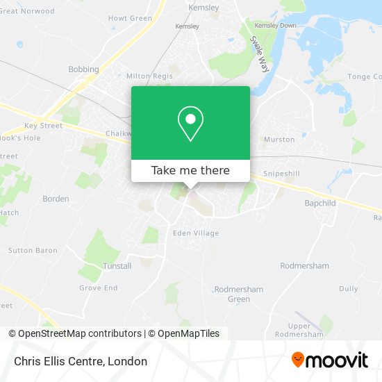 Chris Ellis Centre map