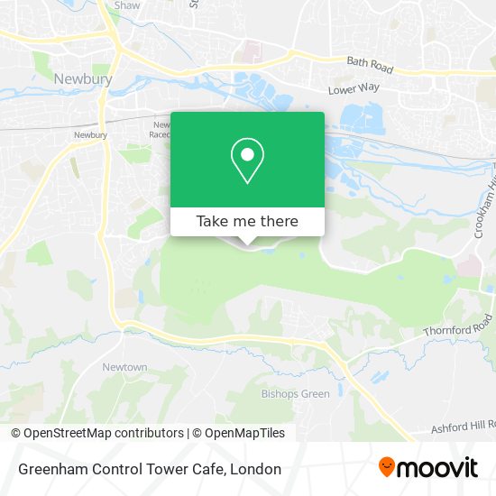 Greenham Control Tower Cafe map