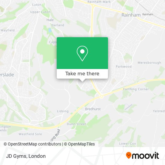 JD Gyms map
