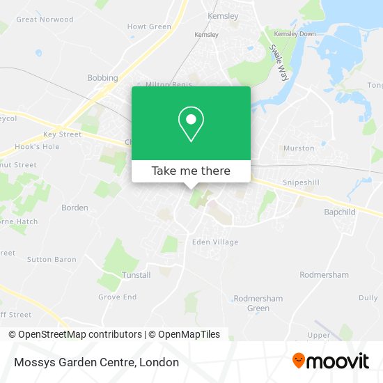 Mossys Garden Centre map
