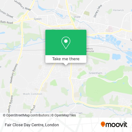 Fair Close Day Centre map