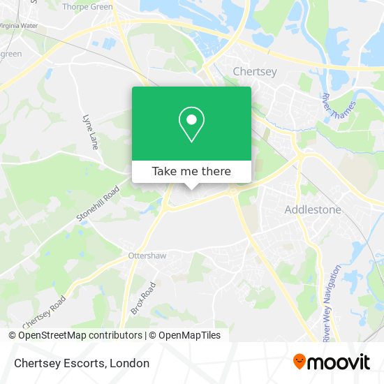 Chertsey Escorts map