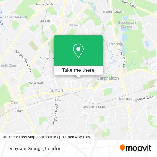 Tennyson Grange map