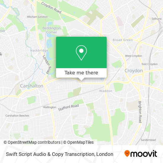 Swift Script Audio & Copy Transcription map