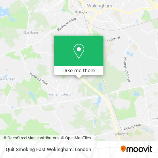 Quit Smoking Fast Wokingham map