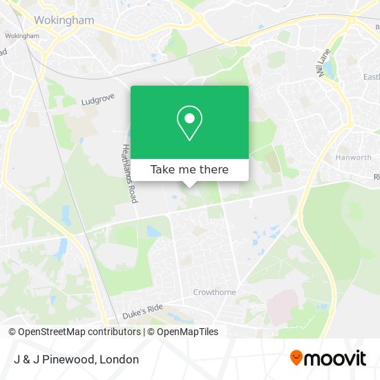J & J Pinewood map