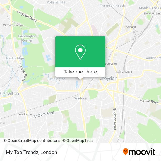 My Top Trendz map