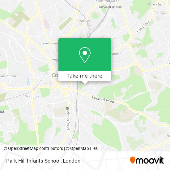 Park Hill Infants School map