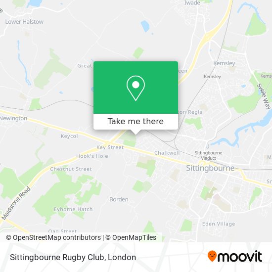 Sittingbourne Rugby Club map
