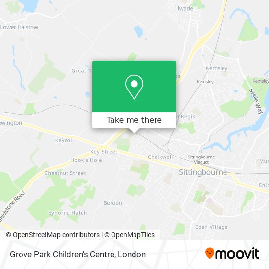 Grove Park Children's Centre map