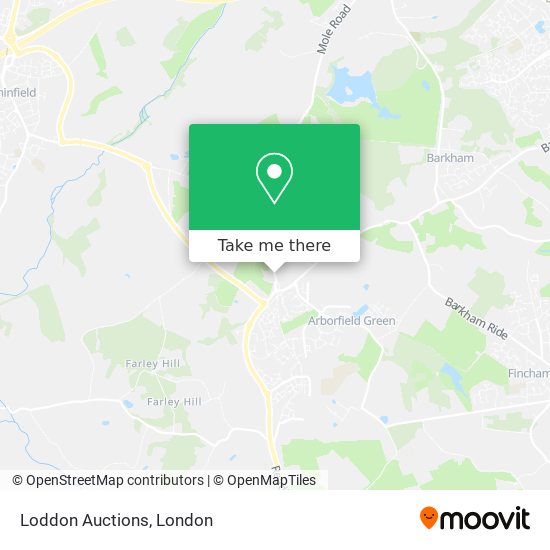 Loddon Auctions map