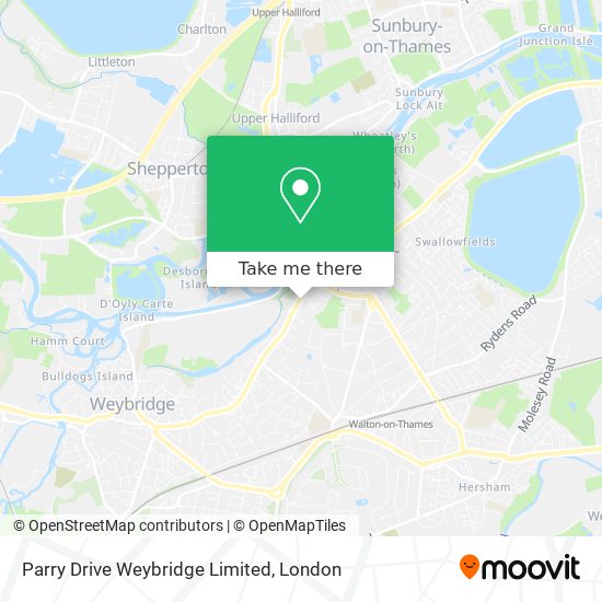 Parry Drive Weybridge Limited map