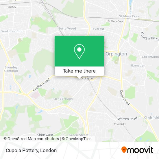 Cupola Pottery map