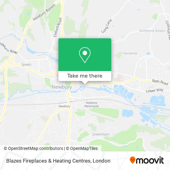 Blazes Fireplaces & Heating Centres map