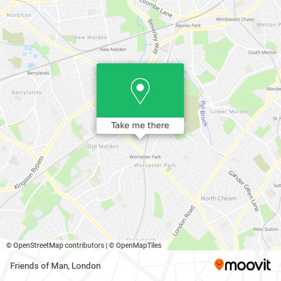Friends of Man map