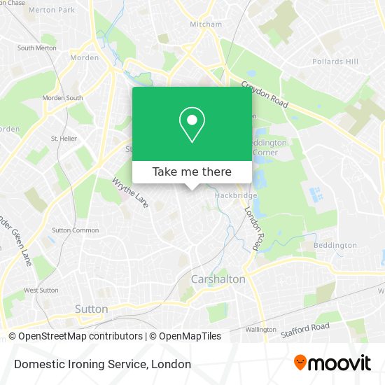 Domestic Ironing Service map