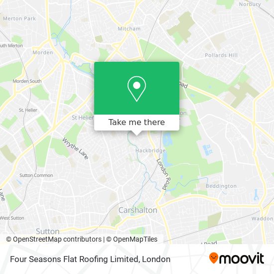 Four Seasons Flat Roofing Limited map