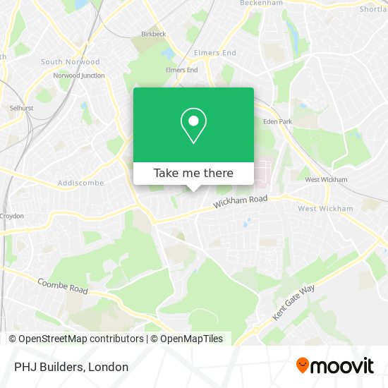 PHJ Builders map
