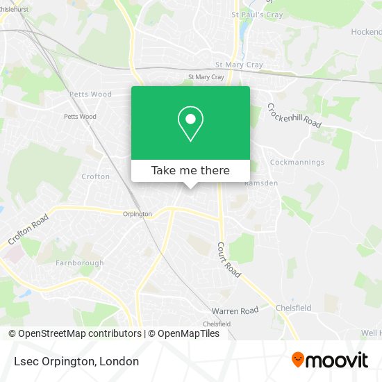 Lsec Orpington map