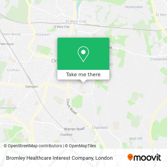 Bromley Healthcare Interest Company map