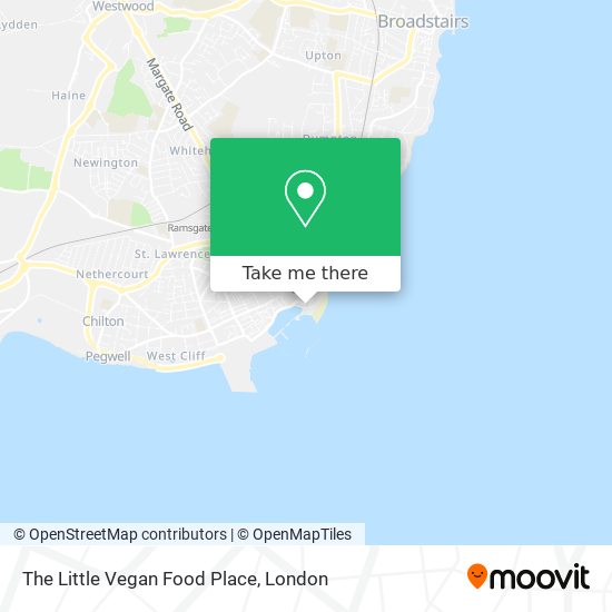 The Little Vegan Food Place map