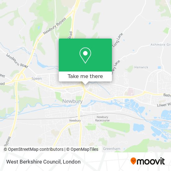 West Berkshire Council map