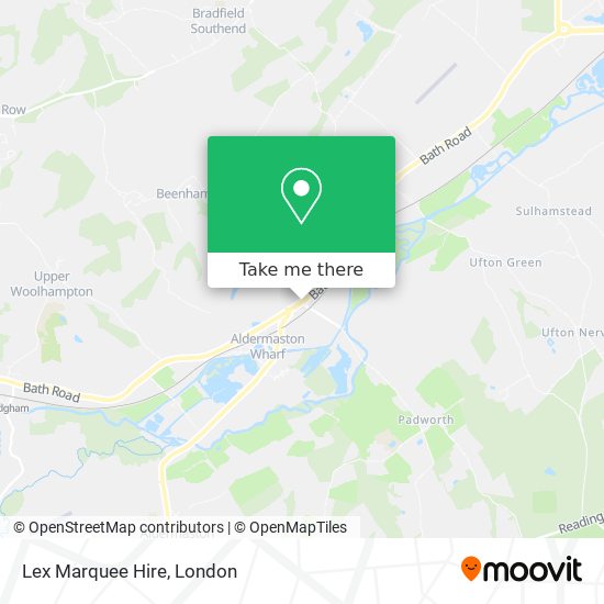 Lex Marquee Hire map