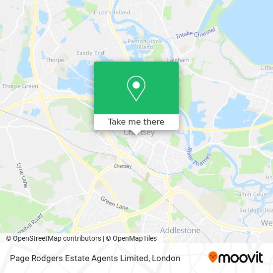 Page Rodgers Estate Agents Limited map