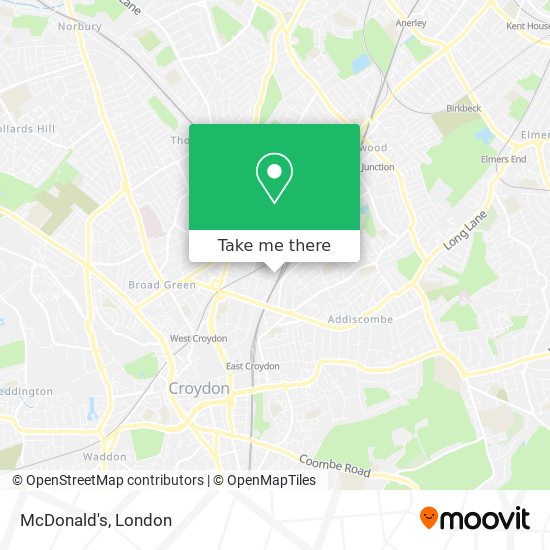 McDonald's map