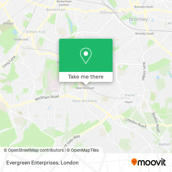 Evergreen Enterprises map