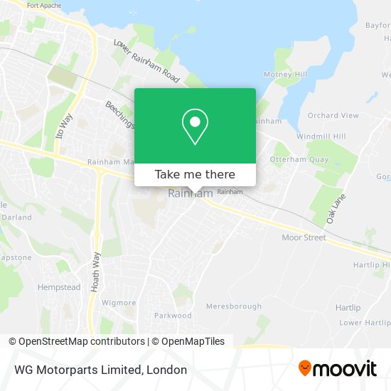 WG Motorparts Limited map