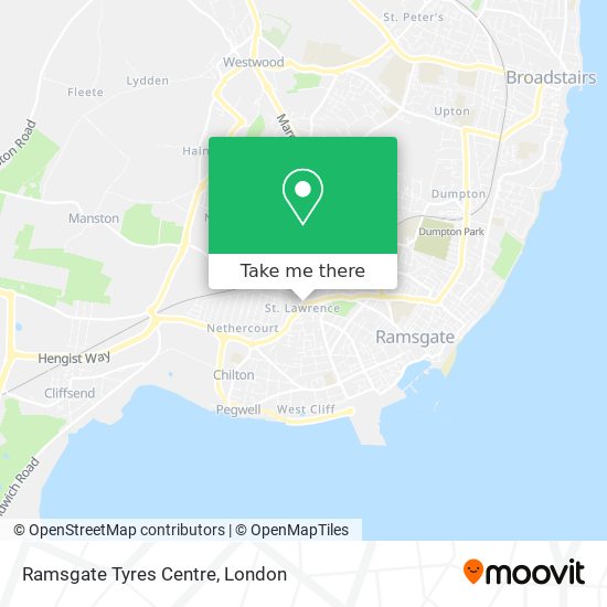 Ramsgate Tyres Centre map