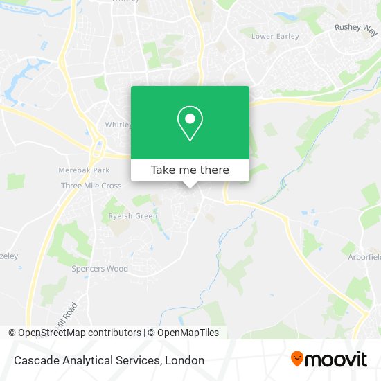 Cascade Analytical Services map
