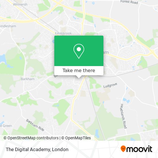 The Digital Academy map