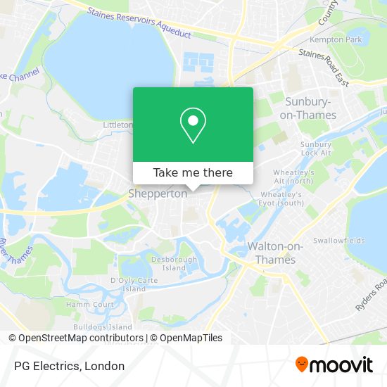 PG Electrics map