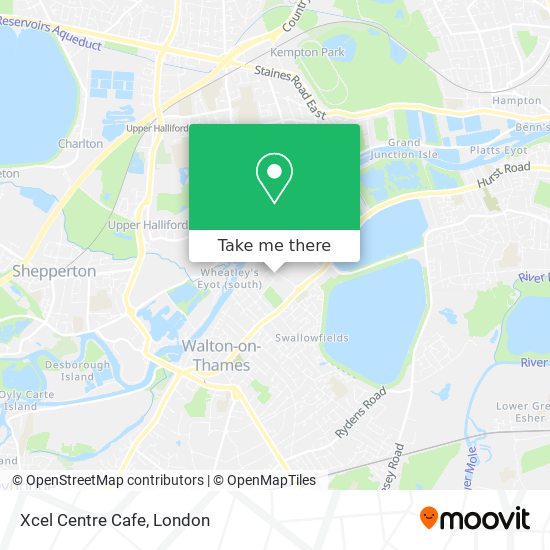 Xcel Centre Cafe map