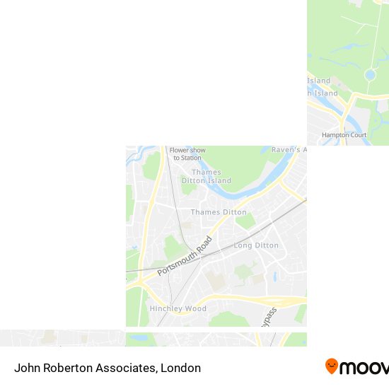 John Roberton Associates map