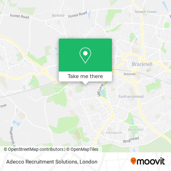 Adecco Recruitment Solutions map
