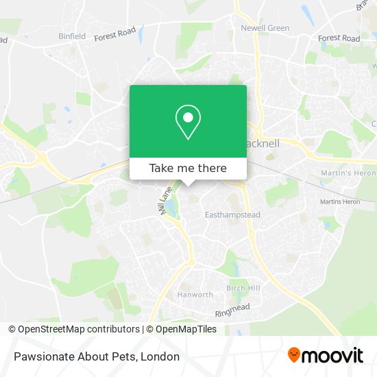 Pawsionate About Pets map