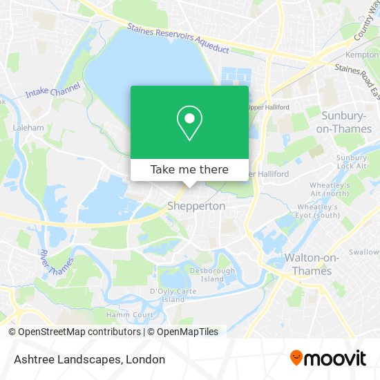 Ashtree Landscapes map