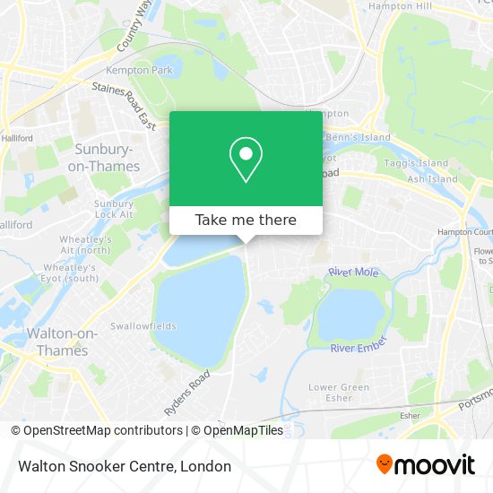 Walton Snooker Centre map